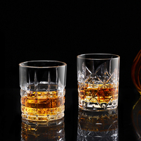 Vente en gros de gobelets à whisky en verre, de vodka créative et de verres à spiritueux. Bar multifonctionnel et verrerie de restaurant.