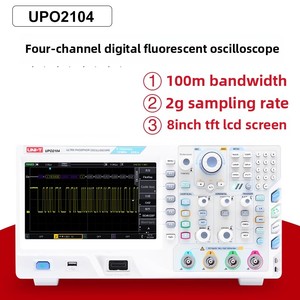 UNI T UPO2104 ออสซิลโลสโคปแบบดิจิตอลพร้อมช่องสัญญาณสี่ช่อง แบนด์วิดท์ 100 เมกะเฮิรตซ์ เครื่องมือวัดค่าสูง เครื่องมือวัดแบบดิจิตอลอุตสาหกรรม - Product Image 5