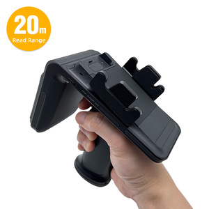 เครื่องอ่านบาร์โค้ด UHF RFID มือถือเครื่องอ่านบาร์โค้ด Android iOS สำหรับคลังสินค้าโลจิสติก2D - Product Image 1