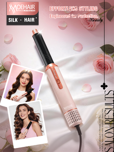 Sèche-cheveux et <span class=keywords><strong>brosse</strong></span> volumisante professionnelle 5-en-1 à ions négatifs Moehair avec moteur sans balais et 3 vitesses - Product Image 3