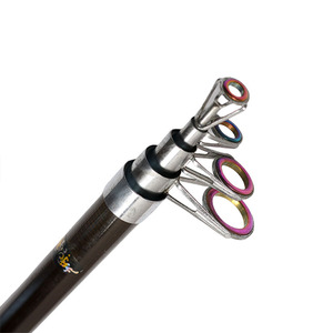 Nuovo arrivo 2.1m-3.6m manico <span class=keywords><strong>in</strong></span> <span class=keywords><strong>legno</strong></span> MH esca 80-100g portatile telescopico mare canna da pesca <span class=keywords><strong>in</strong></span> fibra di carbonio - Product Image 4