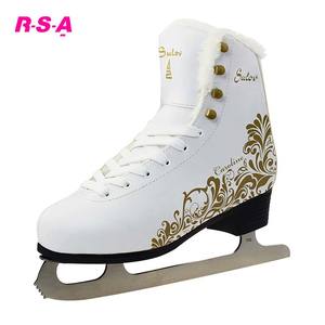 Scarpe <span class=keywords><strong>da</strong></span> donna in pelle sintetica di alta qualità con fodera in vera pelle <span class=keywords><strong>pattini</strong></span> <span class=keywords><strong>da</strong></span> <span class=keywords><strong>ghiaccio</strong></span> invernali per bambini in vendita - Product Image 4