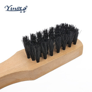 Brosse à chaussures en bois massif Yinste, poils de porc, nettoyage en douceur pour usage domestique - Product Image 2