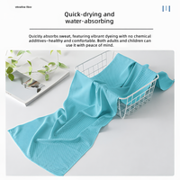 Serviette de cou rafraîchissante instantanée en microfibre ultra-fine hypoallergénique à séchage rapide avec bouteille de rangement et logo personnalisé imprimé – Vente en gros
