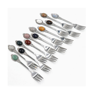 Cuchara Decorativa Dorada de Metal DSF76 de 13 cm, Cuchara Ligera para Adorno, Accesorio para Mesa del Hogar - Product Image 5