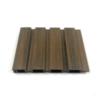 Nuevos paneles de valla de metal Aluminio WPC Panel compuesto de madera y plástico para casa Cercado de jardín Tipo de madera tratada a presión Naturaleza