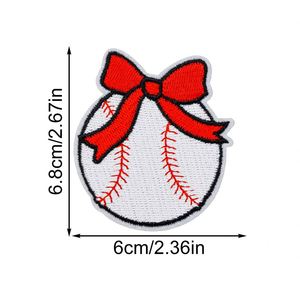 New Iron on Embroidery Baseball Game Day <b>Patch</b> for Hat Clothes <b>Backpack</b> Decoration - Product Image 4