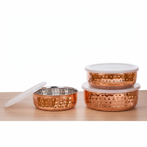 ชุดชามสแตนเลสคลาสสิกพร้อมฝาปิดชามสแตนเลสสตีล - Product Image 1