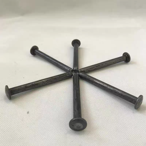 Clou <span class=keywords><strong>en</strong></span> acier au carbone non galvanisé pour passage piéton, finition naturelle, tailles M8 à M12, pour fixation de panneaux Zebra, utilisation sur chantier - Product Image 4