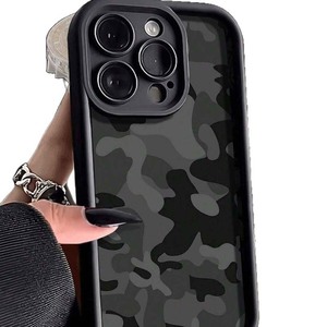 Scarabocchio nero grigio stampa scala lente stile antiurto TPU custodia per telefono cellulare per <span class=keywords><strong>Iphone</strong></span> X Xr Xs Max <span class=keywords><strong>11</strong></span> 12 13 14 16 17 aria - Product Image 5