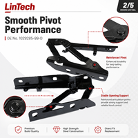 Charnières de capot gauche et droite LinTech, côté conducteur et passager, remplacement OE 1029285-99-D, compatible Tesla Model S