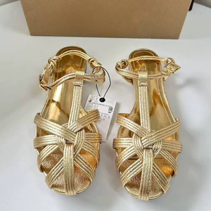 Sandales à enfiler rétro françaises pour femmes, style romain, tissées à la main, à bout couvert, de qualité supérieure pour la marche - Product Image 1