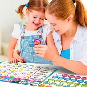 Fabrikant Aangepaste Goede Gewoonte Teelt Beloningsgrafiek Magnetische Aangepaste Kalender Beloningsgrafiek Voor Kinderen