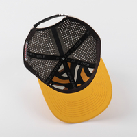 Casquette de golf structurée à 6 panneaux Oxford, perforée au laser, visière incurvée, pour le sport et l'entraînement, avec points en caoutchouc personnalisés