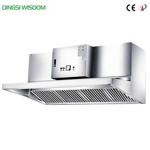 Campana Extractora de Acero Inoxidable para Cocina Comercial y <span class=keywords><strong>Restaurante</strong></span> con Extractor de Humos - Product Image 1