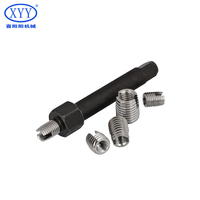 Vis autotaraudeuses métriques M6*1 en acier inoxydable 304 avec traitement de surface noir, clé pour usage général