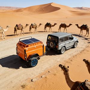 Remolque de Campamento en Forma de Lágrima, Moderno y Espacioso, para Viajes y Vacaciones al Aire Libre - Product Image 2