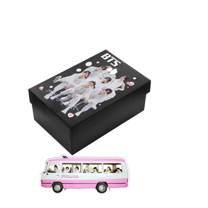 Caja <span class=keywords><strong>de</strong></span> Regalo Personalizada con Diseño <span class=keywords><strong>de</strong></span> Onda Coreana, con Mini Tarjetas, Collares, Pegatinas, Fundas para Tarjetas y Artículos <span class=keywords><strong>de</strong></span> Papelería, Kit <span class=keywords><strong>de</strong></span> Colección para Fans - Product Image 1