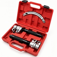 Kit de compresseur de ressort de suspension automobile robuste en acier au chrome-vanadium avec mallette rigide pour outil de réparation automobile professionnel CIHOO Tools