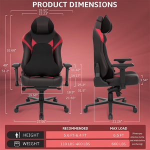 2026 Meilleur Fauteuil Gaming à Massage Complet Personnalisé d'Usine, Accoudoirs 4D, Base en Aluminium, Bluetooth, Mousse Moulée Frog, 90-165 °   pour Top - Product Image 2