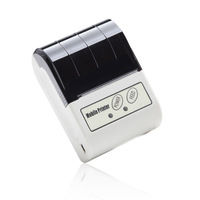 Rongta RPP02N Imprimante de reçus mobile 58mm Imprimante thermique portable à dents bleues
