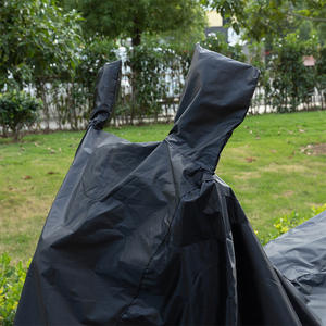 Housse de protection universelle pour scooter électrique, taille unique, noire, imperméable, en polyester soyeux, protection universelle pour moto - Product Image 1