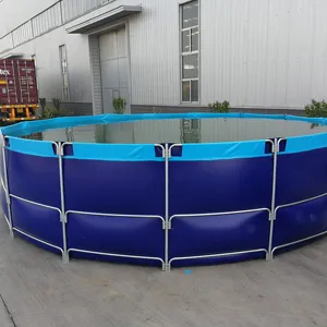 养殖水箱水产养殖led光缸水族馆圆柱形大运输水箱150加仑鱼塘