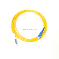 Harga Pabrik 3m LSZH Sheath Singlemode Simplex 2.0mm Kabel Patchcord Serat Optik FTTH Komunikasi SC UPC APC LC