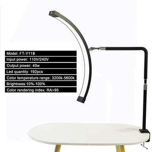 Lámpara de Escritorio de 25 Pulgadas con Clip, Lámpara de Mesa, Lámpara de <span class=keywords><strong>Luna</strong></span>, Lámpara UV LED para <span class=keywords><strong>Uñas</strong></span> con Abrazadera para <span class=keywords><strong>Uñas</strong></span>, Belleza, Luz de <span class=keywords><strong>Luna</strong></span> para Tatuajes de Pestañas - Product Image 4