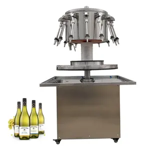 Semi automatic wine champagne water vodka whisky liquid filling machine Stainless Steel 304/316 material