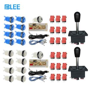 Dropshipping sıfır gecikme oyun kolu DIY kiti LED USB kodlayıcı + Joystick + işıklı butonlar + kablolar - Product Image 2