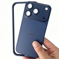 En stock – Coque de téléphone en métal avec protection d'objectif arrière pour iPhone 17-12 Pro Max, transformable en coque pour iPhone 18 Pro Max, pour homme et femme
