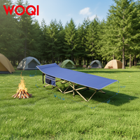 Lit pliant portable Oxford 600D pour adultes, design moderne pour le camping, la randonnée, la chasse, les voyages et les hôpitaux