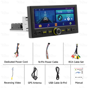 Système de navigation automobile Android quad-core compatible avec Ford F150 98-07, Bluetooth, interconnexion avec la voiture, appareil tout-en-un - Product Image 4