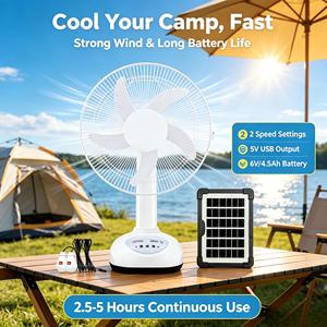 Offre Exclusive : Ventilateur Solaire Rechargeable à Batterie pour Voiture, Ventilateur de Refroidissement, Chargeur Solaire - Product Image 1