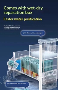 Filtro Colgante para Pecera Jeneca, Tres en Uno, Bomba de Agua, Purificador, Caja de Filtro Externa Integrada, Caja de Goteo, Plástico Ecológico - Product Image 5