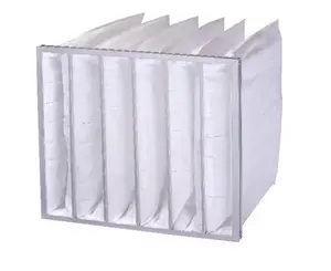 Filtro de ar de bolso sintético F9 filtro de eficiência média MERV13 filtro de ar