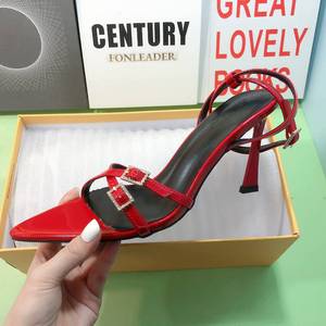 Sandalias con Cordones en el Tobillo, Nuevo Estilo Extravagante, Elegantes, Sexys, Únicas, de Diseñador, Tacones de Lujo para Mujer - Product Image 6