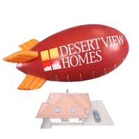 Gran oferta publicidad Zeppelin dirigible globo inflable publicidad mosca dirigible helio dirigible globos