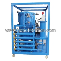 HOPU Nuevo Purificador de Aceite Dieléctrico para Transformadores Trifásicos, Doble Etapa, Alto Vacío, 5 Años de Garantía, 8 galones, 25 L/min