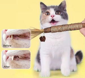 Set de Palitos Masticables Ecológicos para Gatos de 1.5CM de Diámetro, Duraderos, para Limpieza Dental, de SilverVine y Sisal, para el Cuidado Dental - Product Image 2