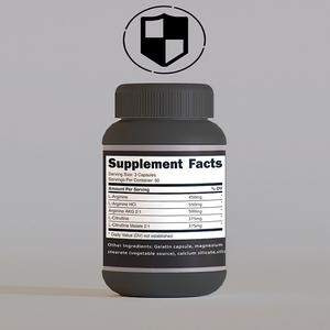 OEM vendita calda-personalizzabile-integratore sportivo-Booster di ossido nitrico 2250mg, capsule 180-senza glutine e senza OGM - Product Image 2