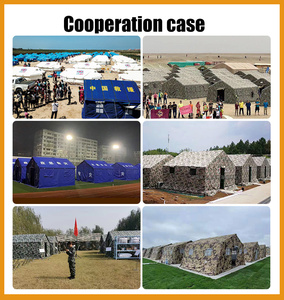 Custom 4*4 Person Winter <b>Tents</b> <b>Waterproof</b> Canvas Fabric Emergency Relief BC <b>Tent</b> Cold-Proof Winter for Disaster Response - Product Image 5
