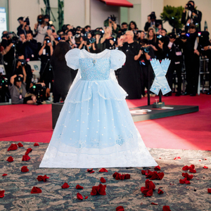 Robe de princesse pour filles, déguisement d'Halloween, costumes de <span class=keywords><strong>film</strong></span> et de télévision avec cape en polyester - Product Image 3