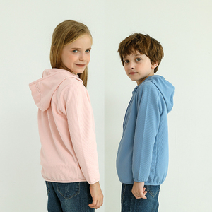 Chaqueta de Protección Solar Personalizada para Niños, Ligera, con Capucha, para Verano, para Niñas y Niños - Product Image 4