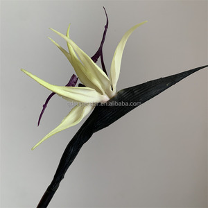 B-774 Fleurs décoratives de haute qualité, couronnes et plantes, centres de table floraux tropicaux, fleurs artificielles blanches, oiseau de <span class=keywords><strong>paradis</strong></span> - Product Image 4
