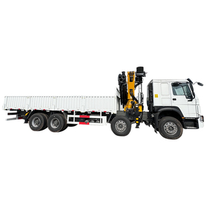 重型新型中国重汽豪沃8X4 10吨液压臂式起重车 - Product Image 6