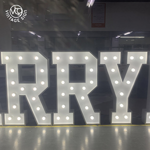 Letras LED Grandes Independientes de Color Blanco Frío con Bombillas para Propuesta de Matrimonio y Decoración de Eventos - Product Image 3