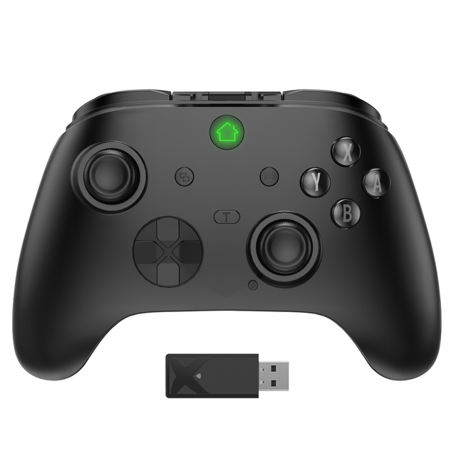 2.4Ghz Wireless Joystick Controller for XboxOne/S/X/PC/P3/Android/Switch ABS Material Shock/Vibration/Turbo Features for Gaming