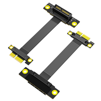 Câble Riser PCI-E 3.0 1X à Angle de 270° 8 Gbit/s Flexible pour Ordinateur de Bureau En Stock